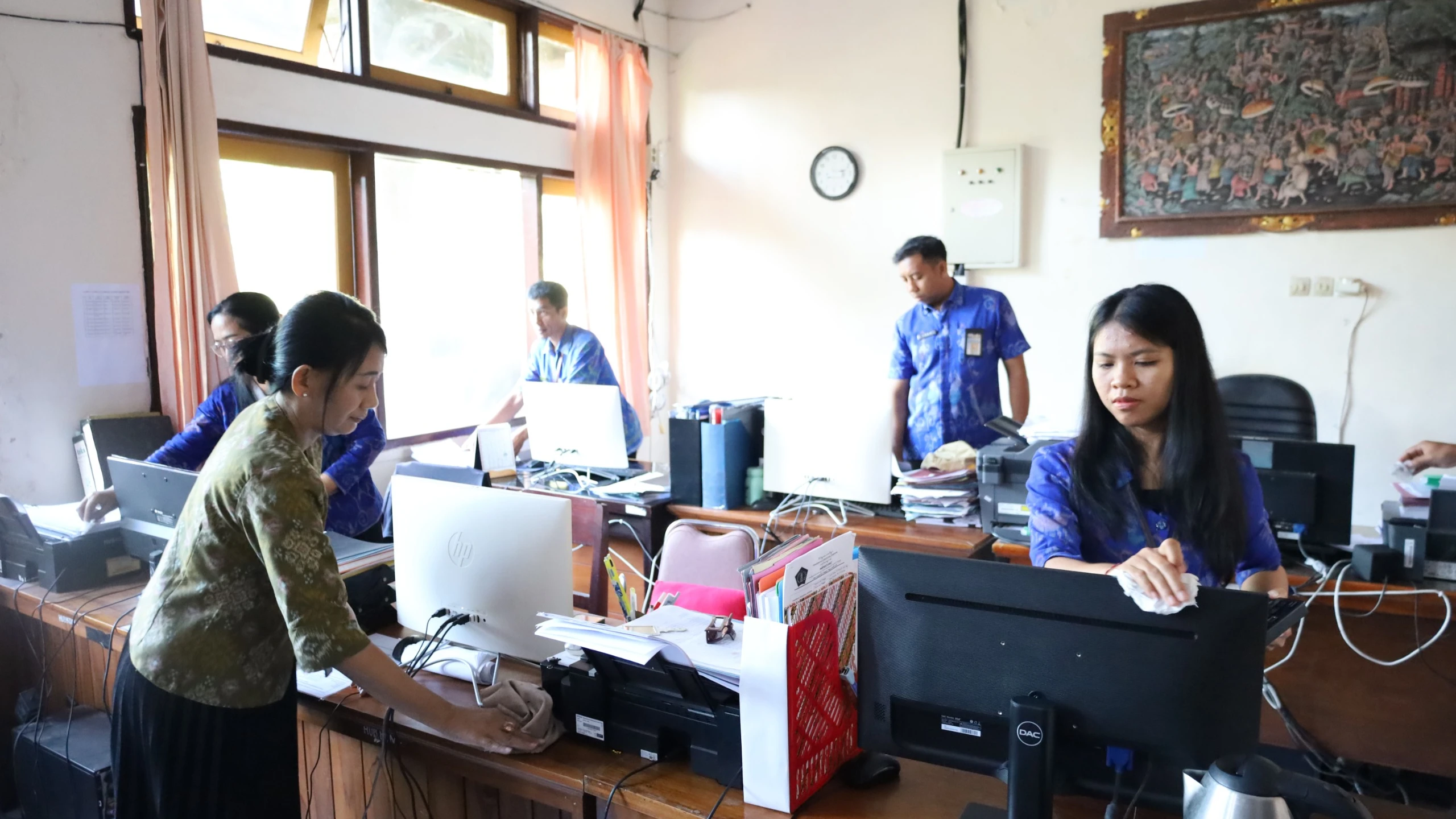 Gerakan Indonesia ASRI, Kominfo Jembrana Wujudkan Lingkungan Kerja Bersih dan Produktif
