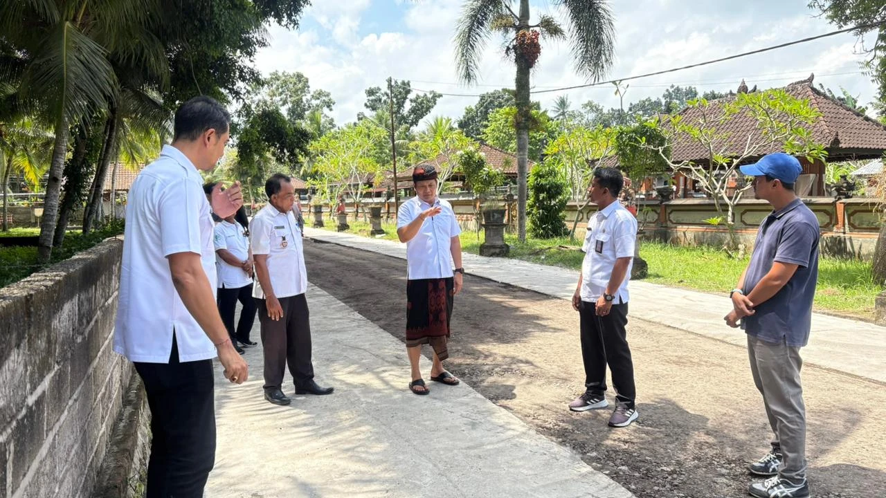 Telan Anggaran 1,7 Miliar Lebih, 3 Ruas Jalan Desa Candikusuma Diperbaiki